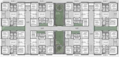  hill-top Ayati Hill Top Cluster Plan from 1st to 6th Floor
