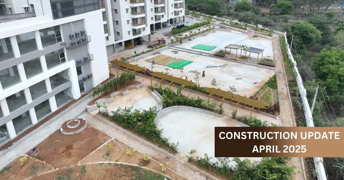 eco nest Construction Status Apr 25