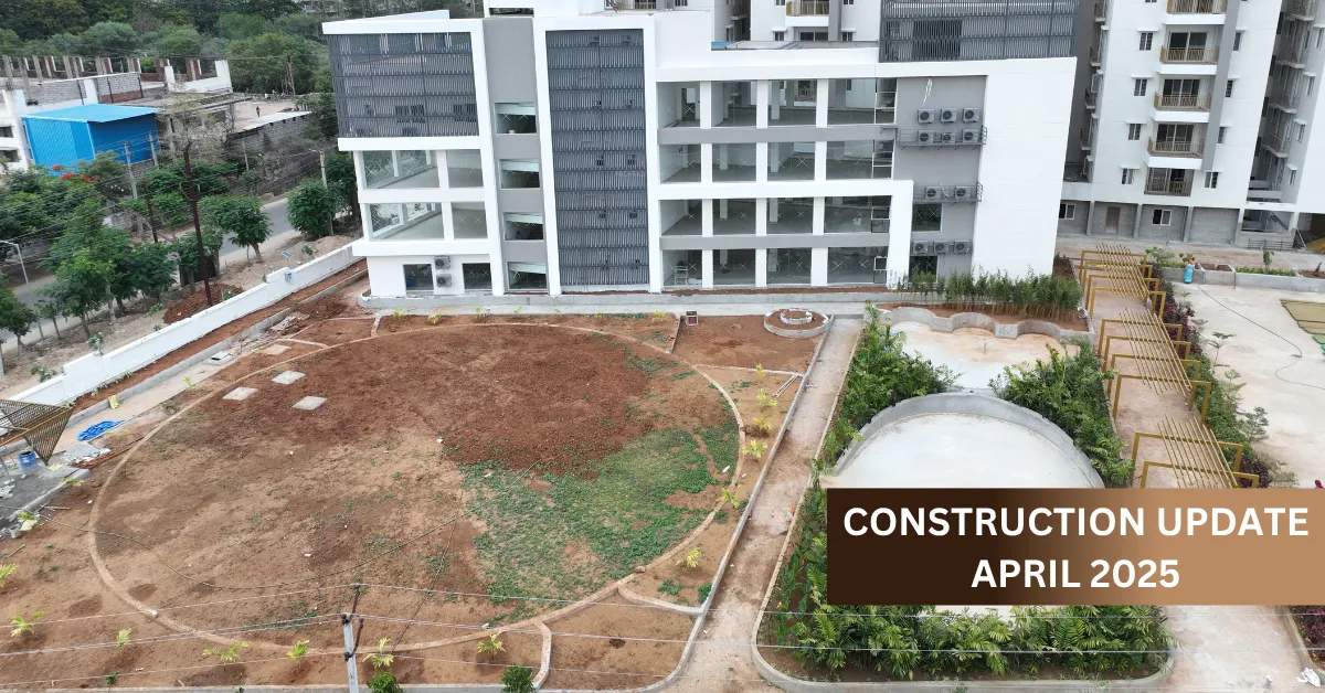 eco nest Construction Status Apr 25