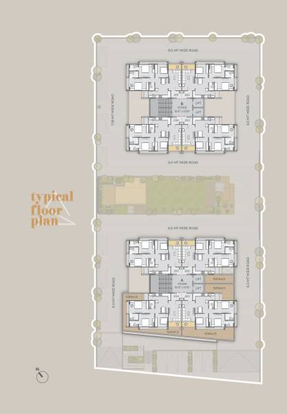  aarambh Block A & Block B Typical Cluster Plan