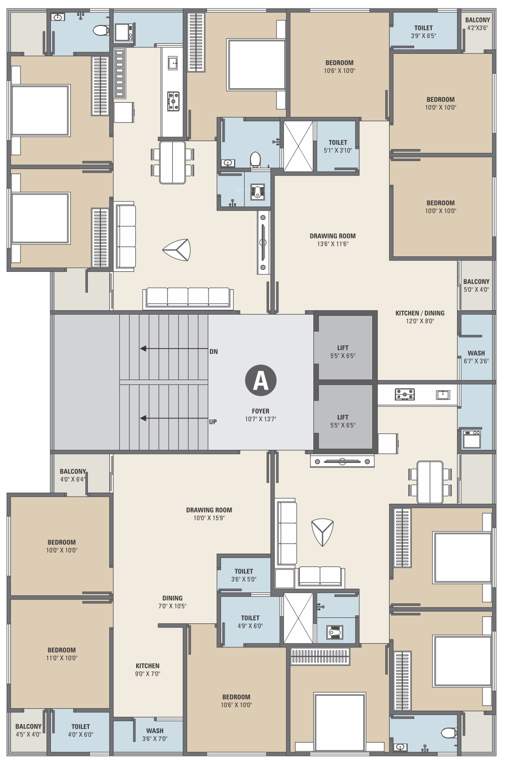  shivanta sky A Cluster Plan