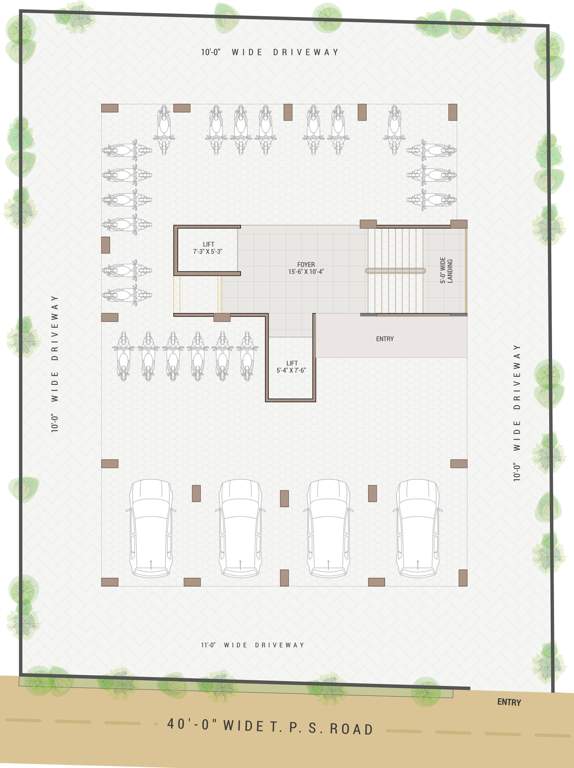  residency iii One Cluster Plan For Ground Floor