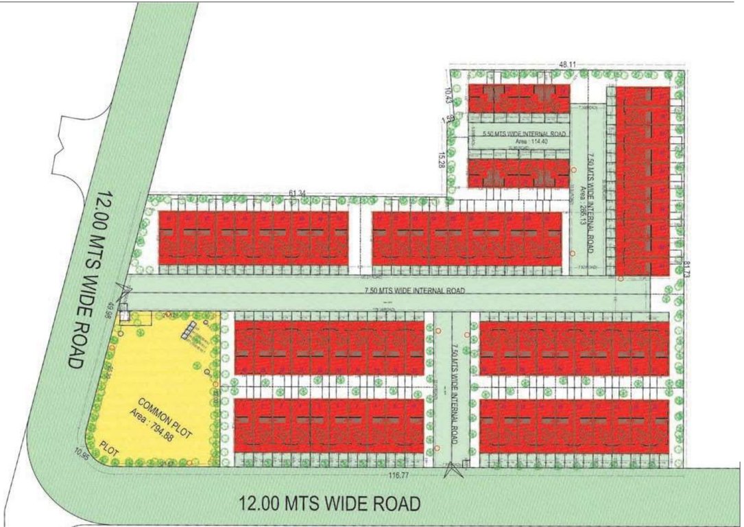  rahmat residency Layout Plan