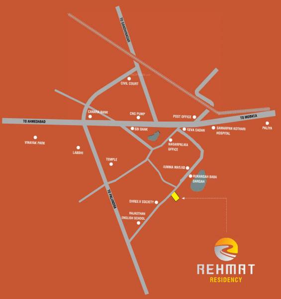  rahmat-residency Location Plan