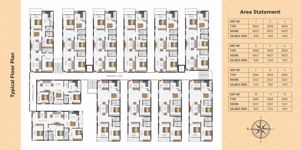  grr-sumitra-homes GRR Sumitra Homes Cluster Plan