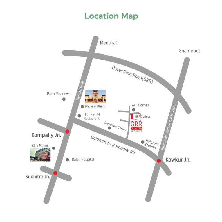  grr sumitra homes Location Plan