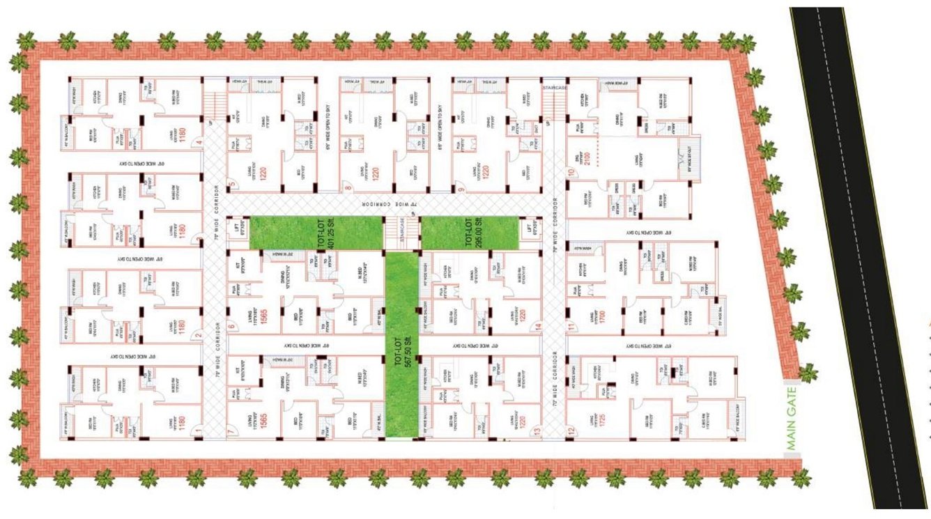  fortuner homes Fortuner Homes Cluster Plan