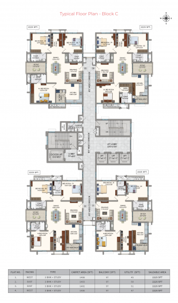  the-nirvana Block C1 Cluster Plan