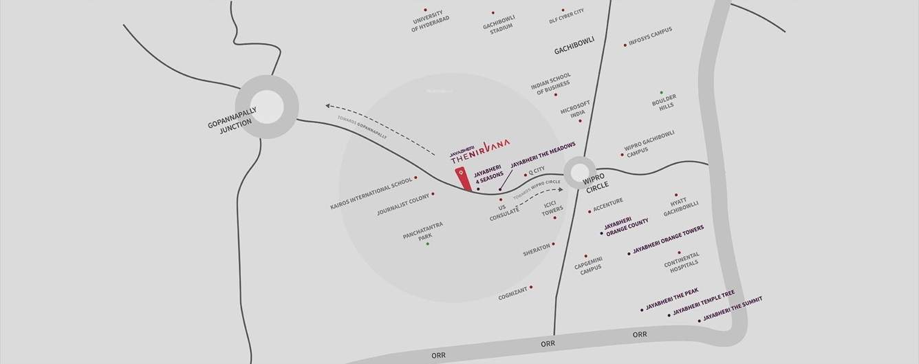  the nirvana Location Plan