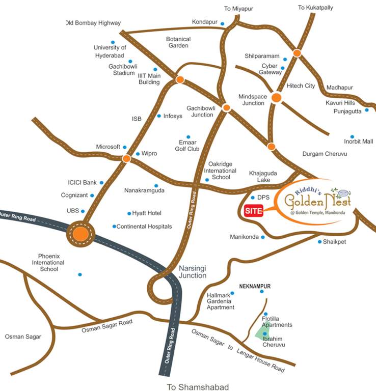  golden nest Location Plan