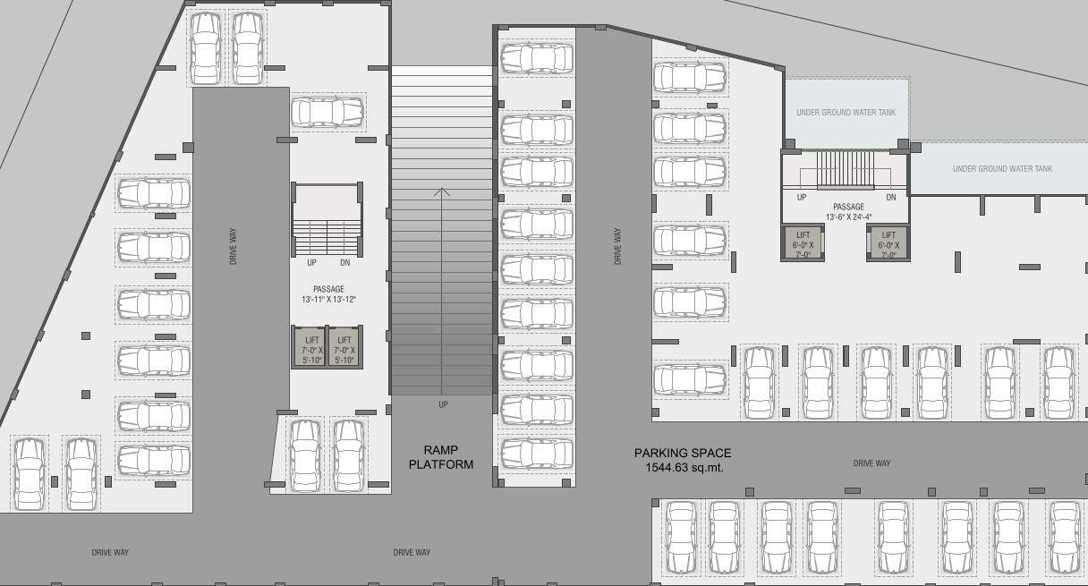  avion sky Block A & B Basement Cluster Plan