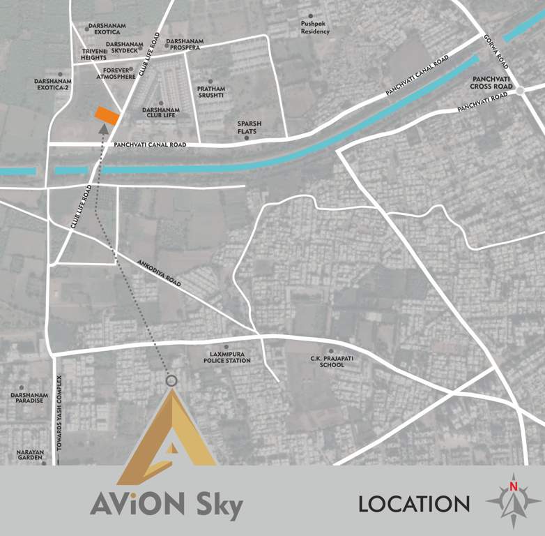  avion sky Location Plan