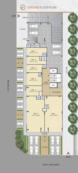  tatvam-pride Tatvam Pride Ground Floor Cluster Plan