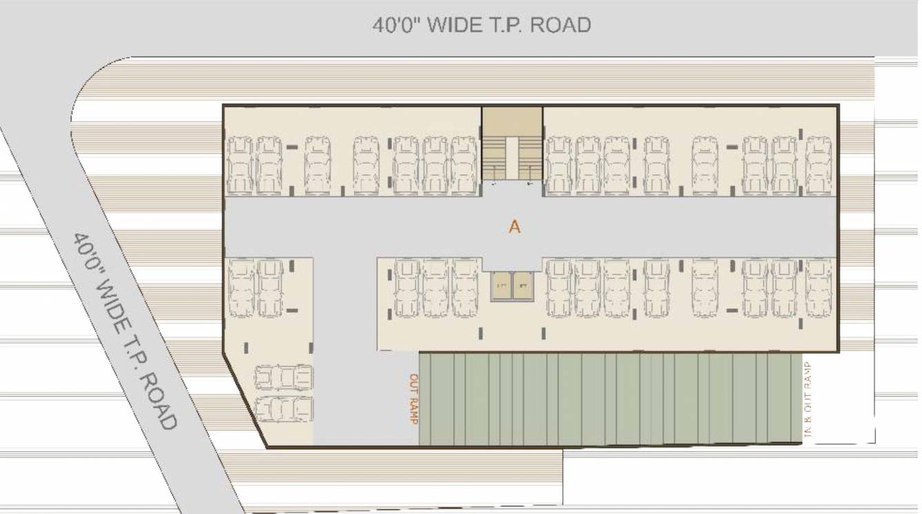  goras pride Block A Basement Cluster Plan