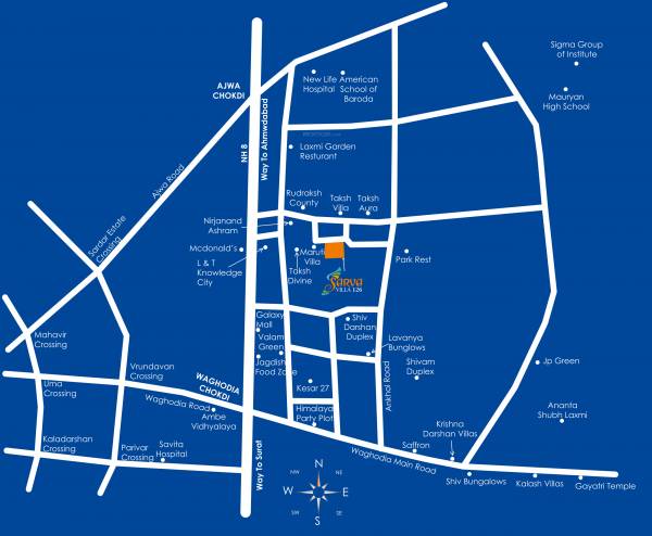  villa-126 Location Plan