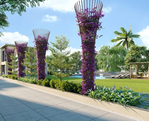  villa-126 Landscape Garden and Tree Planting