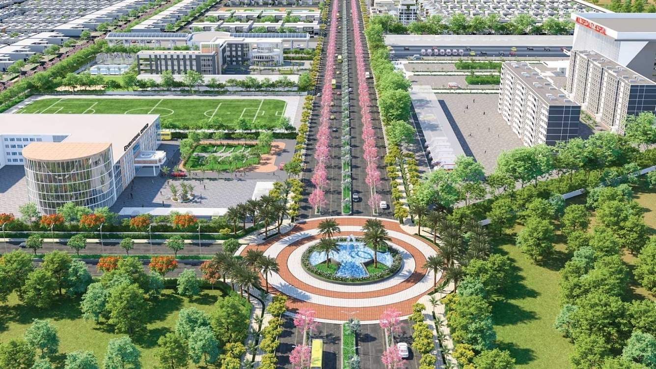  giga citi phase 3 Landscape Garden and Tree Planting