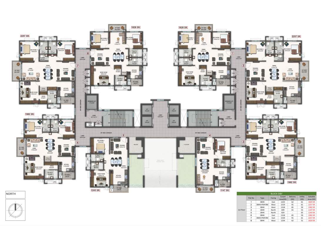  zenon Block B Cluster Plan