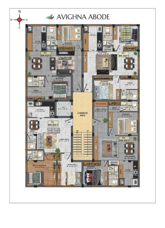 avighna abode Avighna Abode Cluster Plan