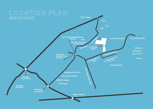  sri-tirumala-millennium-phase-iii Location Plan