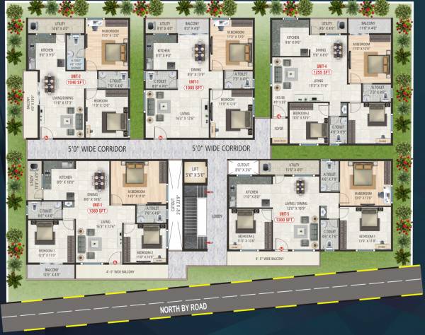  orchids Orchids Cluster Plan For Typical