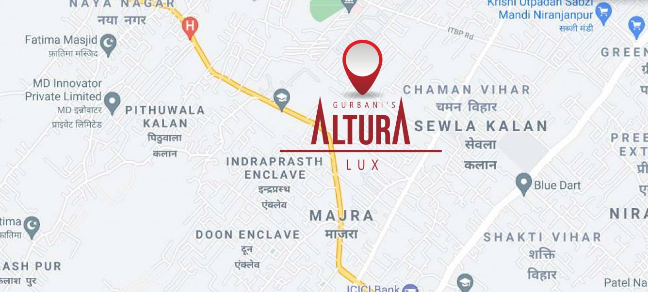  altura lux Location Plan