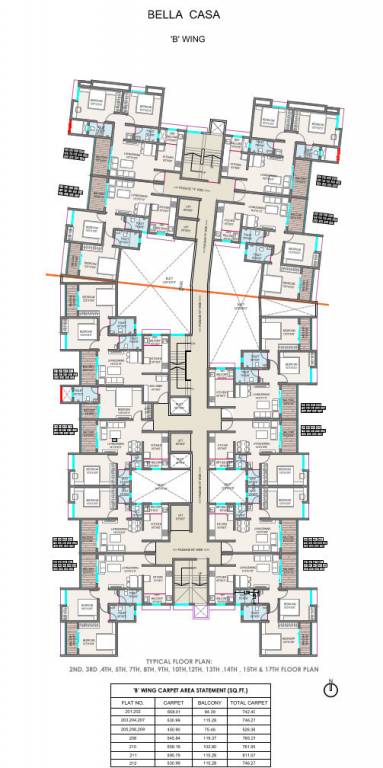  bella casa B Cluster Plan