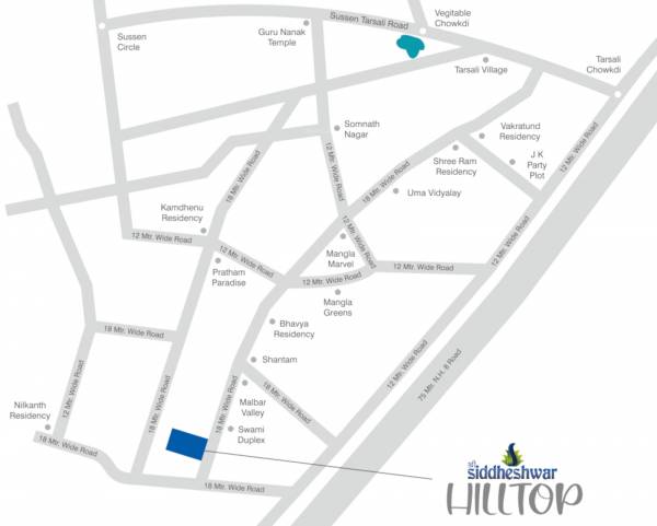  shree-siddheshwar-hilltop Location Plan