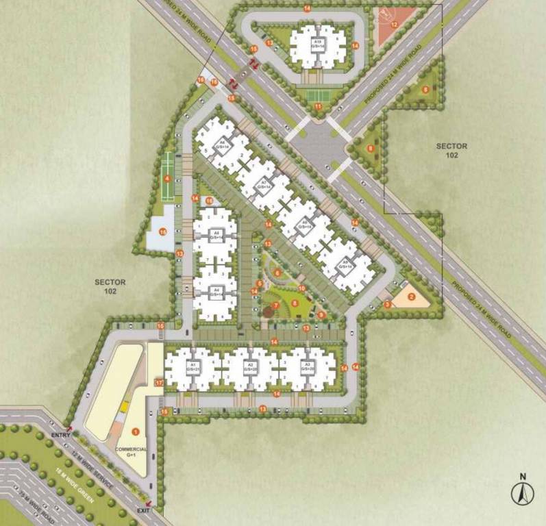  habitat 102 Layout Plan