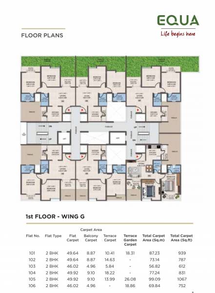 G Cluster Plan For 1st Floor equa G Cluster Plan For 1st Floor