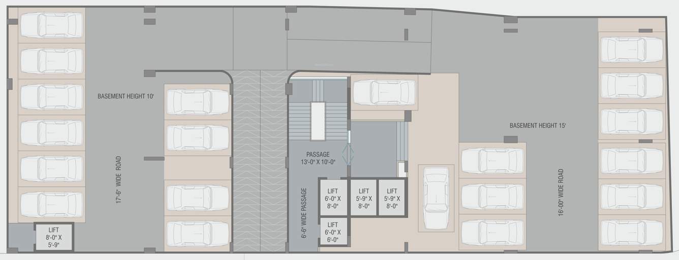  aura memories Tower Basement Cluster Plan