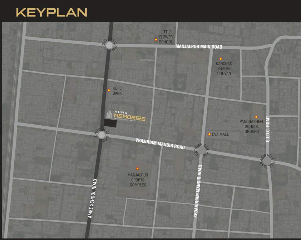  aura memories Location Plan