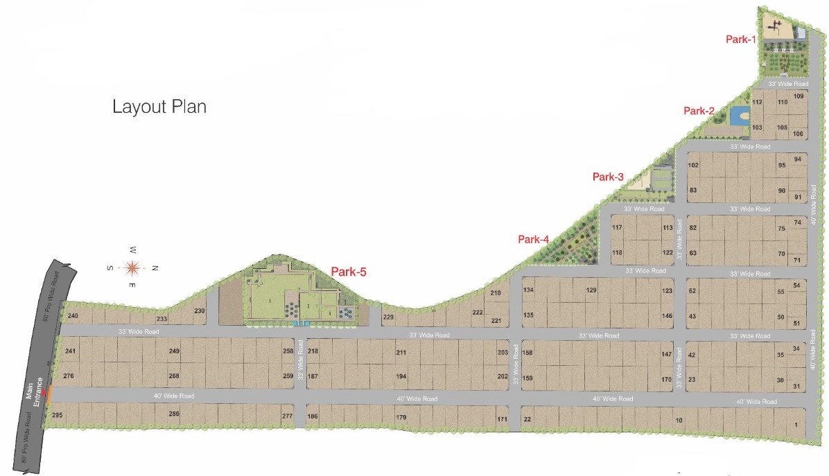  vijaya sree enclave Layout Plan