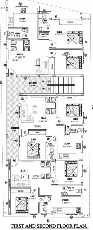  vedant Vedant Cluster Plan From 1st to 2nd Floor