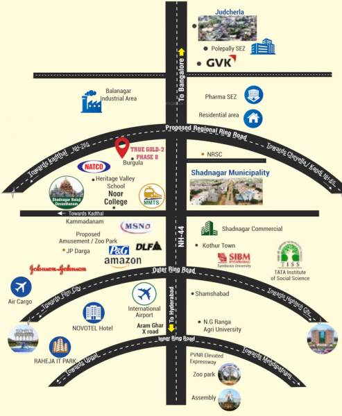  true-gold-2-phase-8 Location Plan