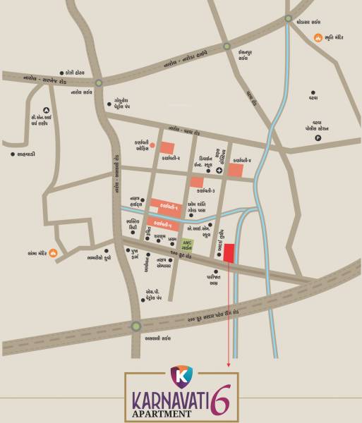  karnavati-apartment-6 Location Plan