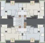 Block A and Block B Cluster Plan for 3,4,5,8,9,12,13,16,17,18 Floor  the-gold Block A and Block B Cluster Plan for 3,4,5,8,9,12,13,16,17,18 Floor