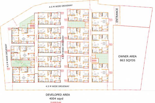  param-heights Block A Cluster Plan