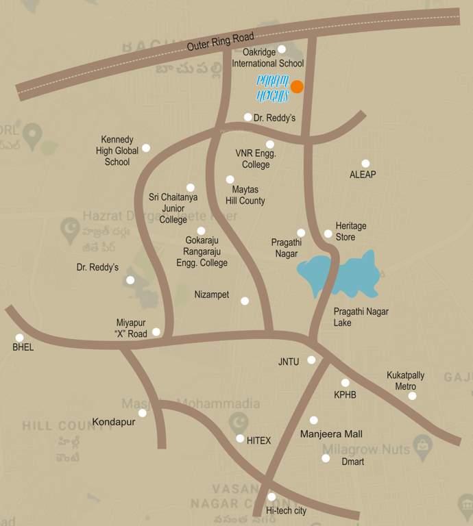  param heights Location Plan
