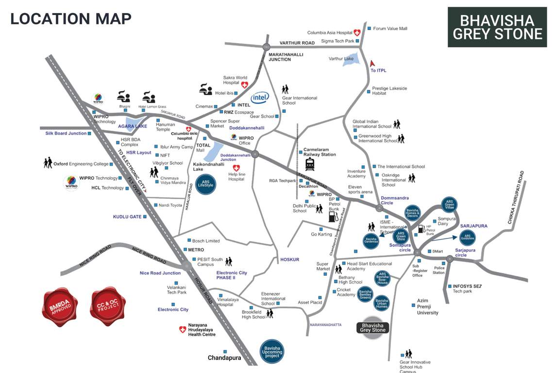  grey stone Location Plan