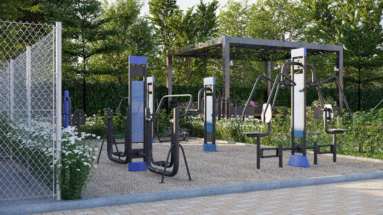  grey stone Gymnasium