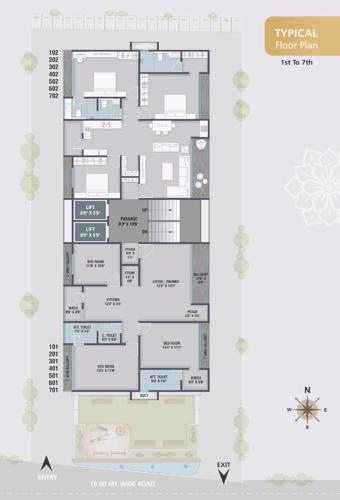  aarna-bliss Block A Cluster Plan