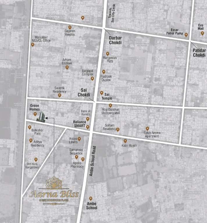  aarna bliss Location Plan