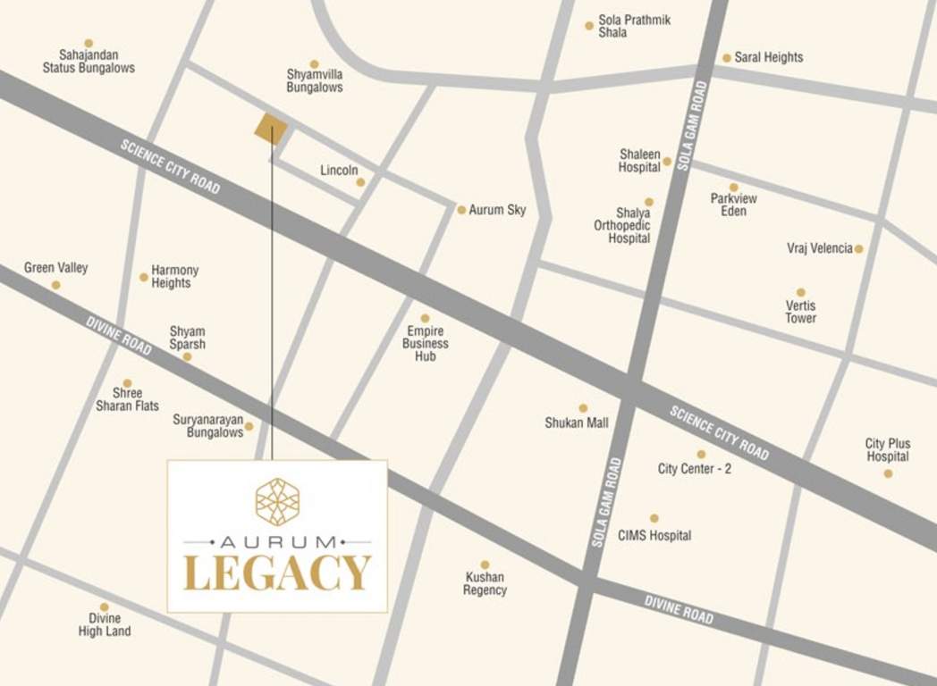  aurum legacy Location Plan