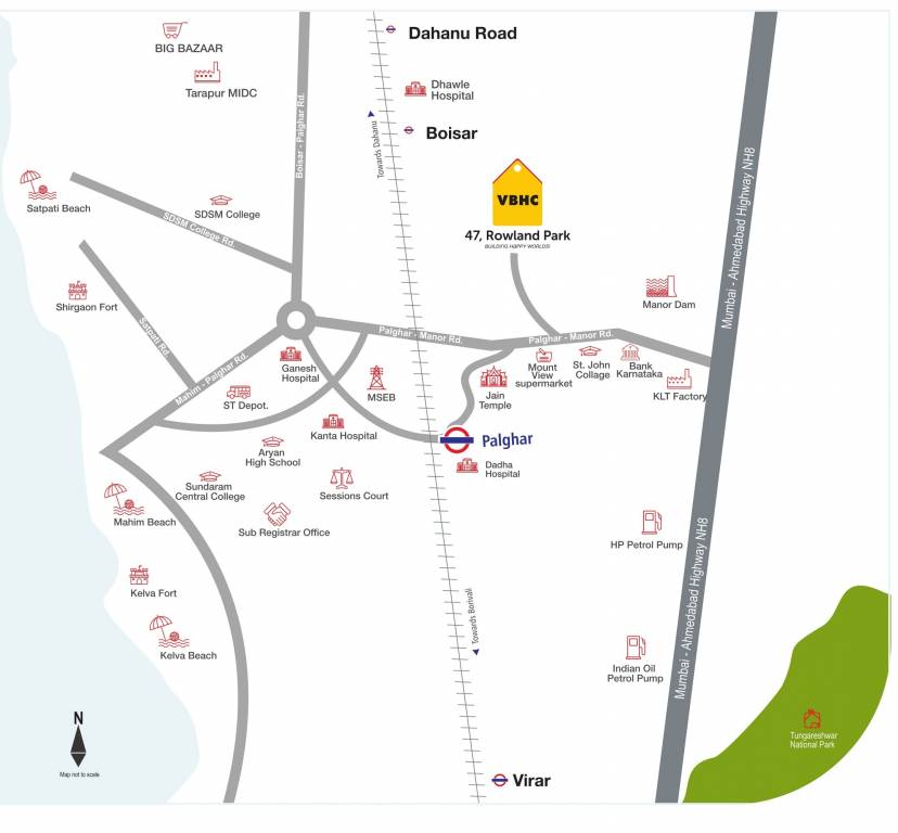  47 rowland park Location Plan
