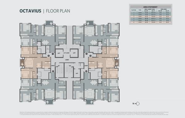  octavius-building-no-50 Octavius Building No 50 Typical Cluster Plan