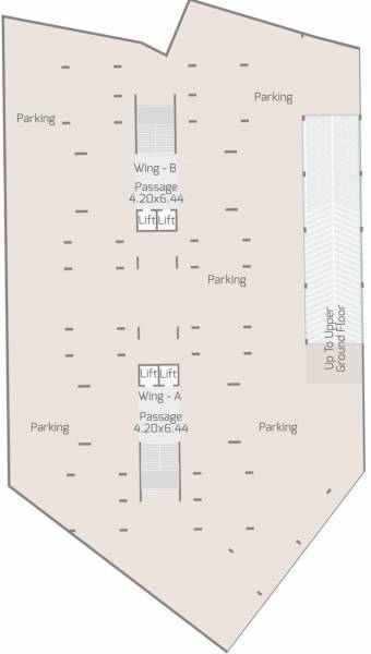  samruddhi-sky-onyx Block A+B Lower Basement Cluster Plan