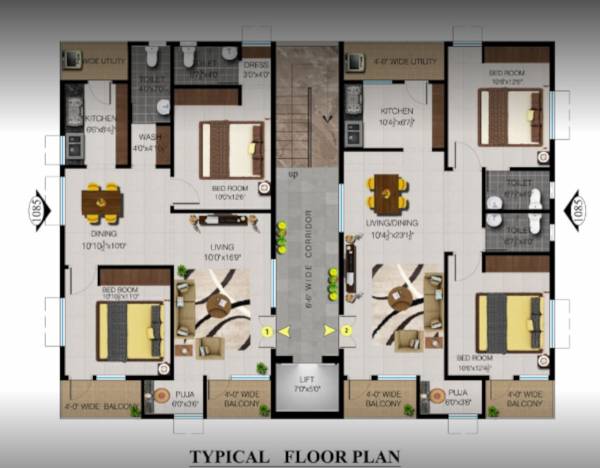  elite Elite Cluster Plan from 1st to 5th Floor