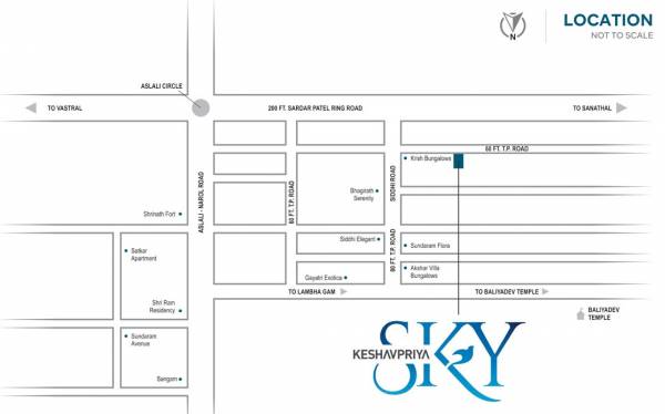  keshavpriya-sky Location Plan