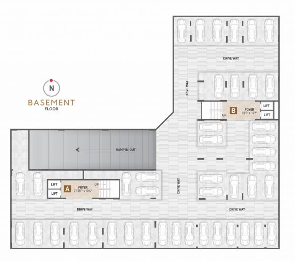  keshavam-saavi Block A And B Cluster Plan For Ground Floor